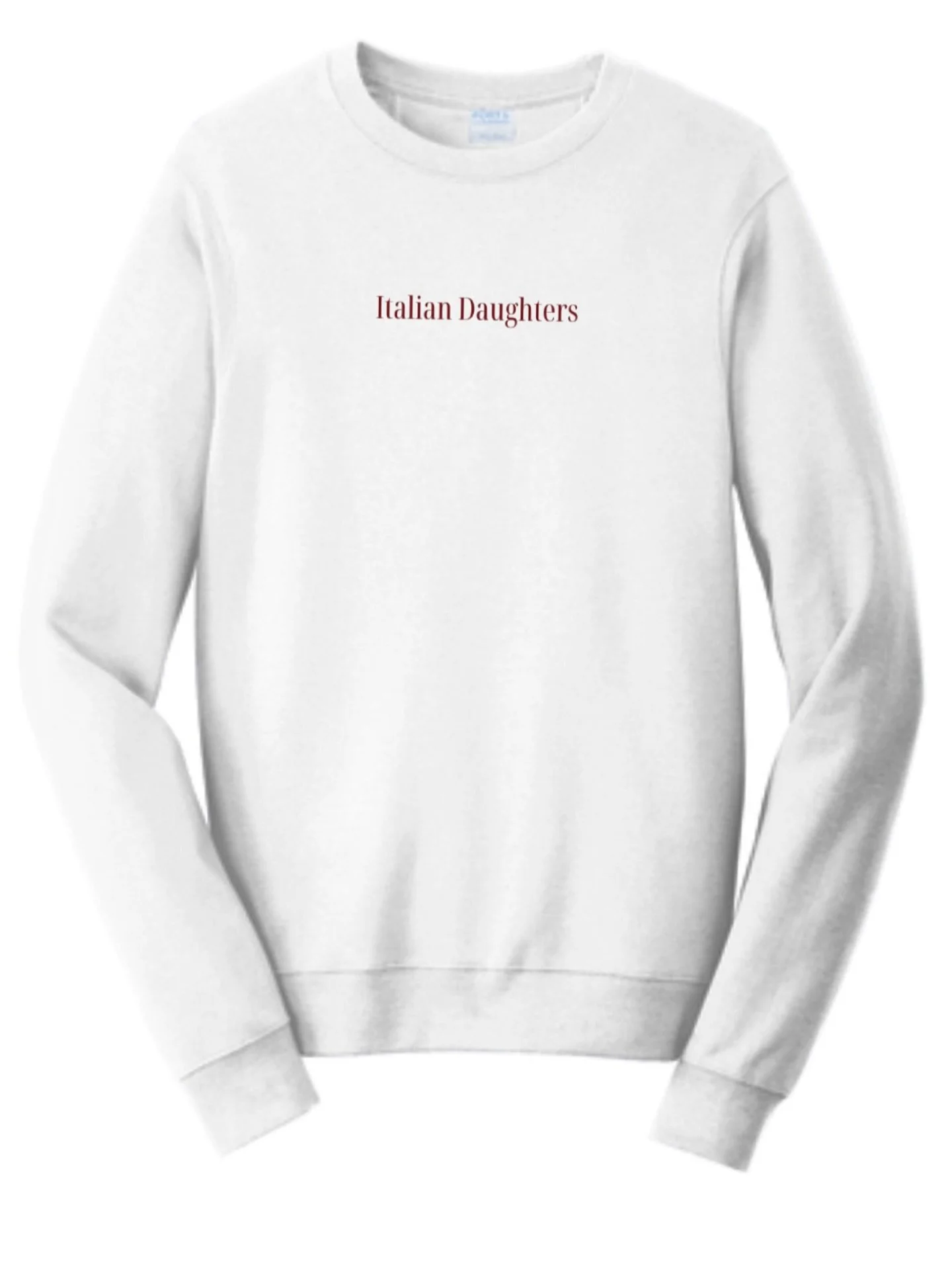 It&rsquo;s feeling a lot like crewneck season outside. &hearts;️
We only have a few sizes left in the OG drop.
Grab yours to cozy up in on ItalianDaughters.com/shop