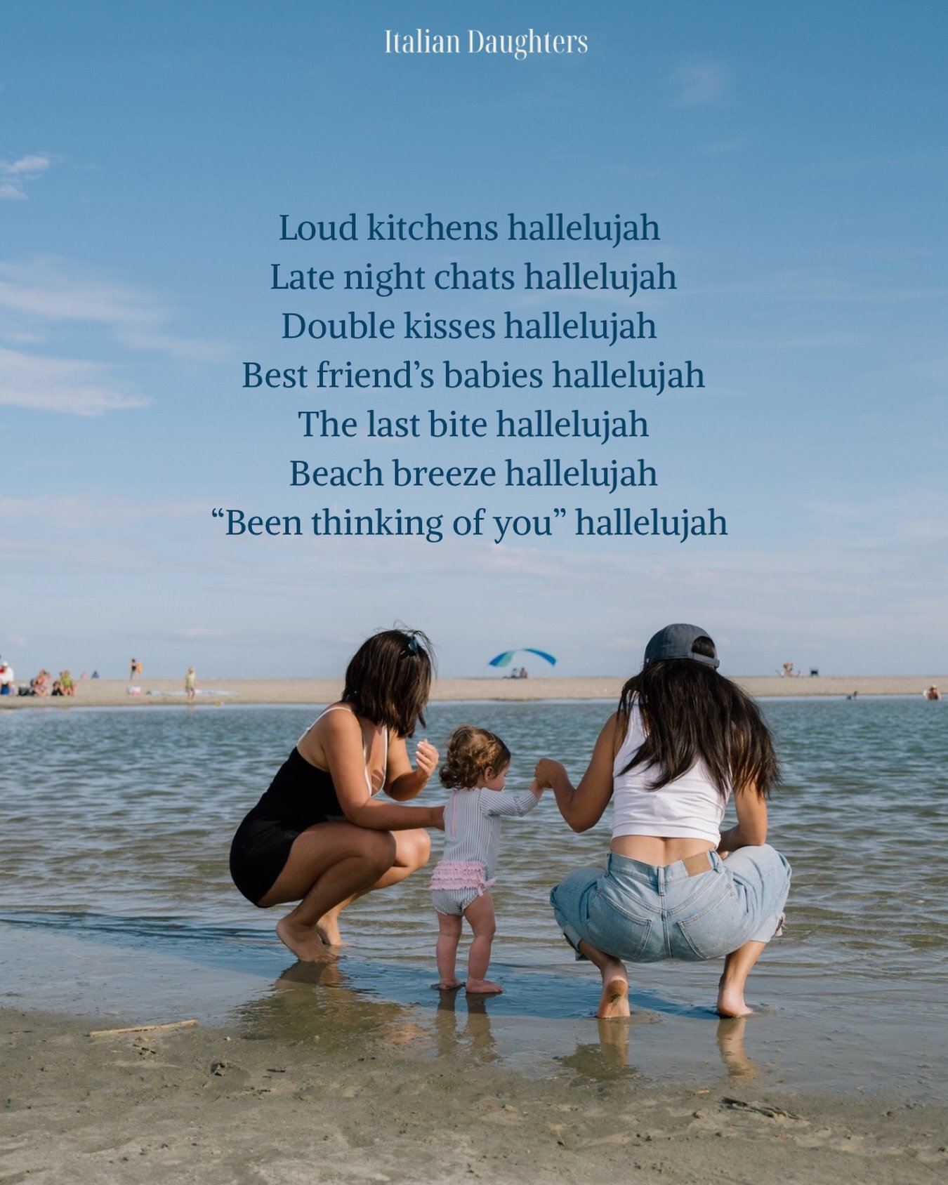 Let&rsquo;s take a walk hallelujah 🤍
Moments like these are the ones Italian Daughters lover girls live for xx