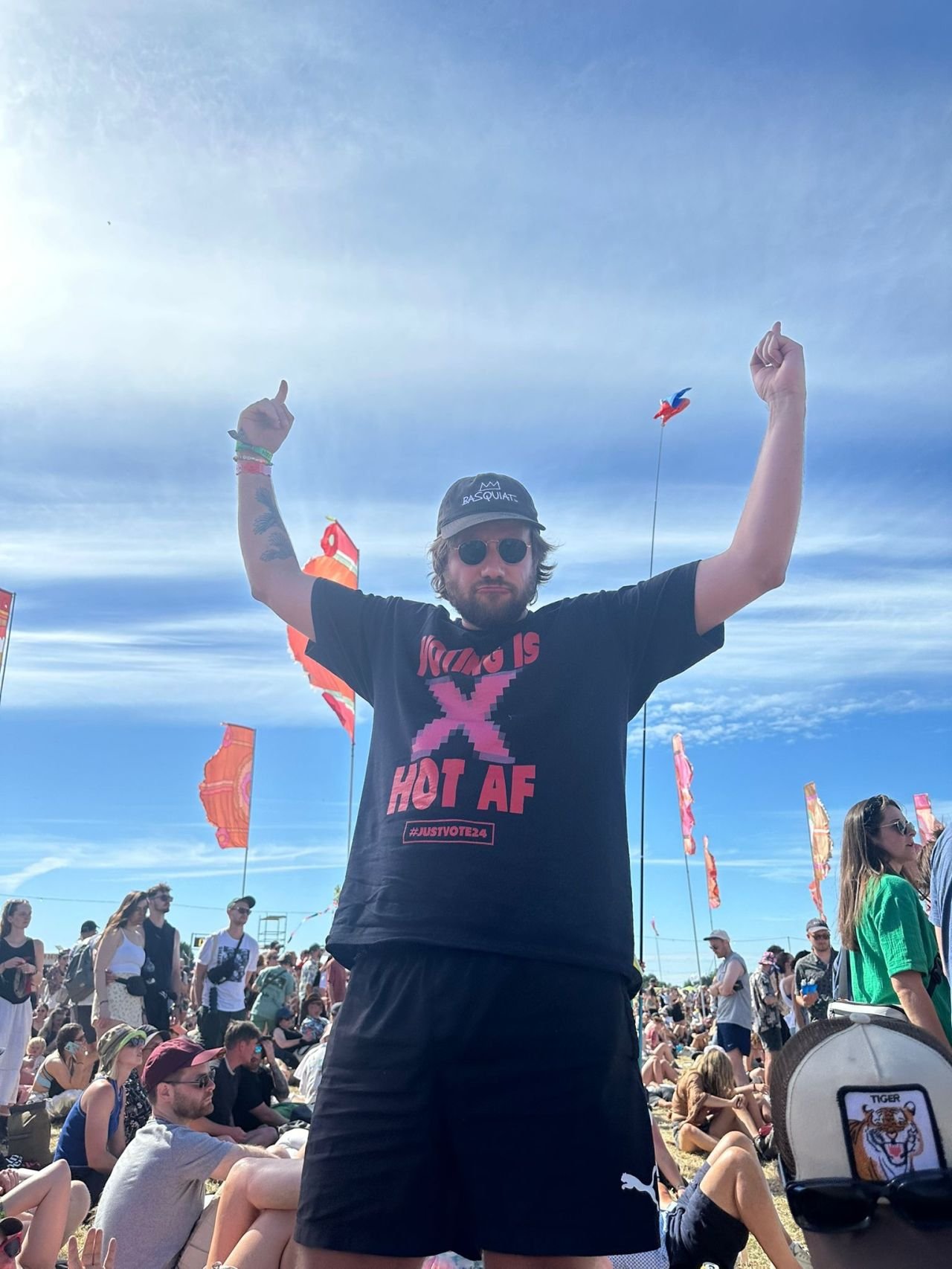 Our message didn’t just hit the streets, it also made its way to Glasto, was sported by celebrities, and posted all over socials.