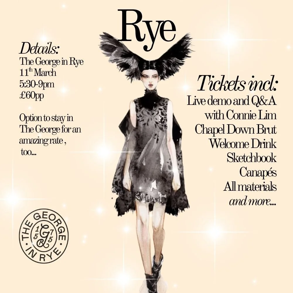 Sketch and Style: A Guided Fashion Illustration Evening with Connie Lim - Rye