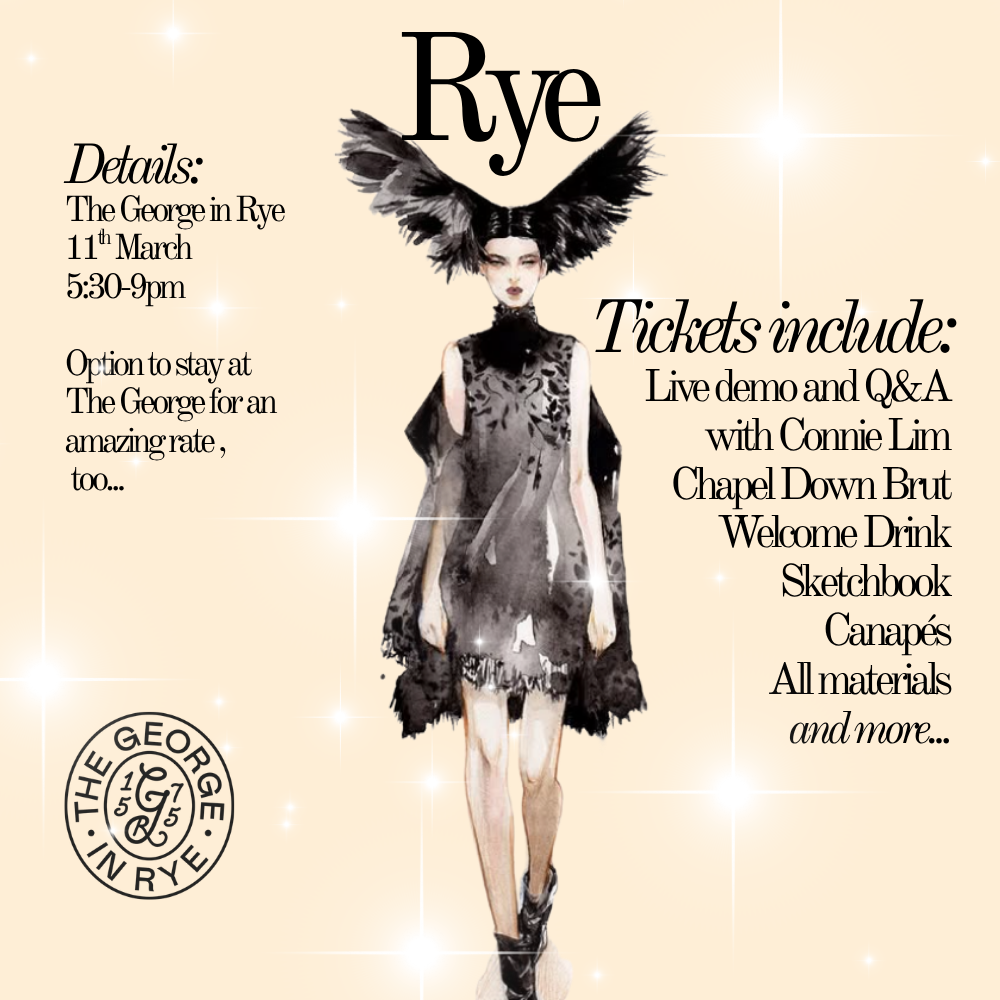 Sketch and Style: A Guided Fashion Illustration Evening with Connie Lim - Rye