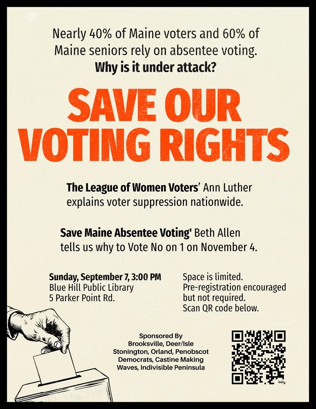How to Defeat the Maine Voter ID referendum in November