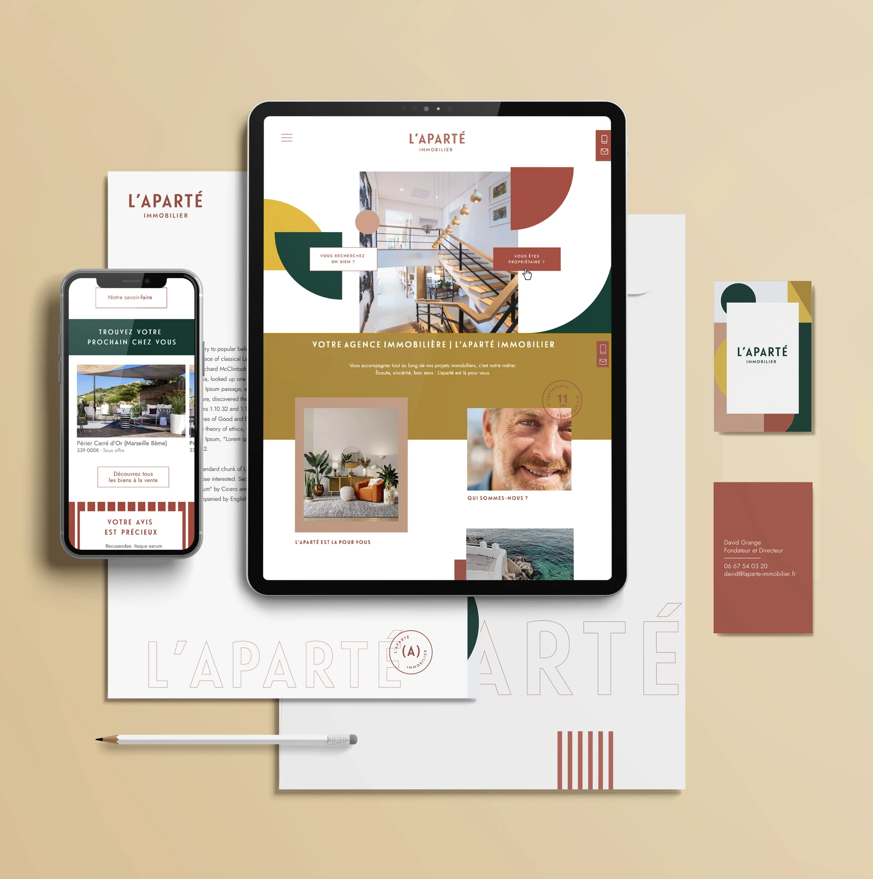creation d'un site internet design graphique de plusieurs pages mobile responsive