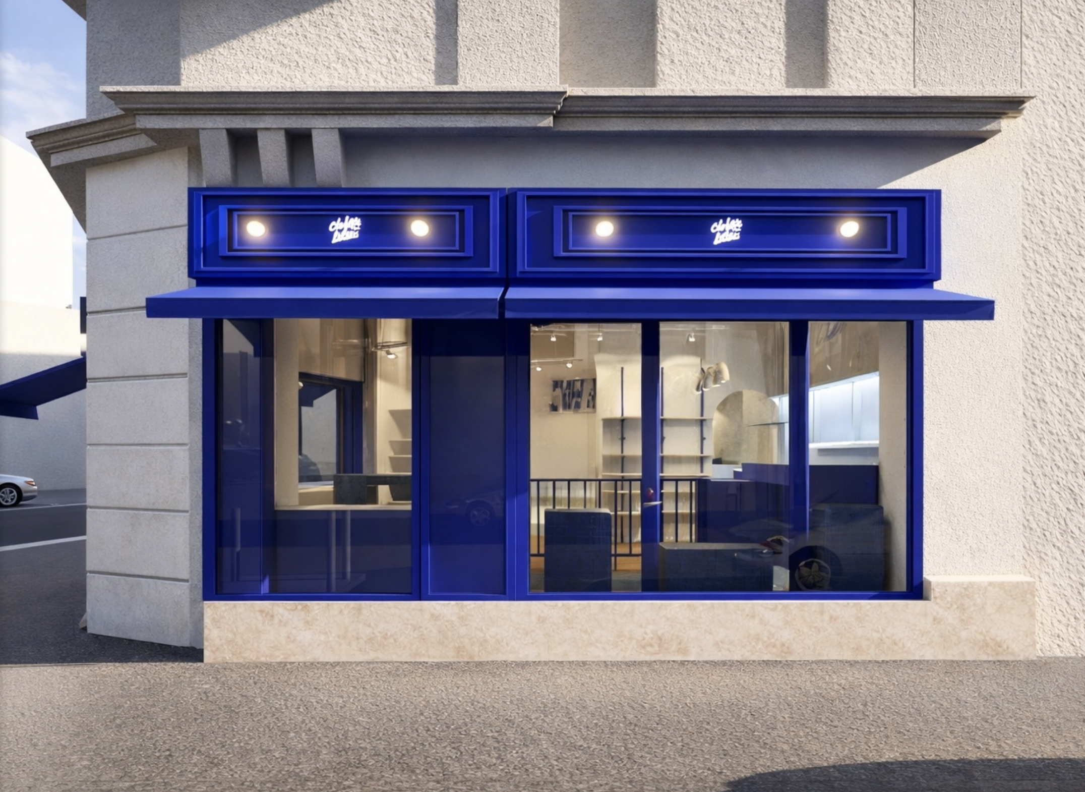 Conception de vitrine et devanture pour commerce à Marseille – architecture commerciale