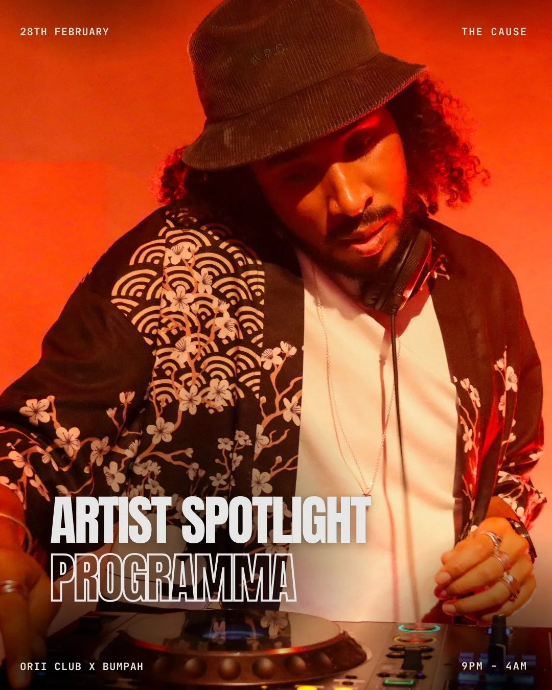 🅿🆁🅾🅶🆁🅰🅼🅼🅰 joins us for 🅾🆁🅸🅸 🅲🅻🆄🅱 🆇 🅱🆄🅼🅿🅰🅷 @thecauselondon

Recognised by the BBC and awarded as a top global emerging talent by Beatport and PioneerDJ. @djprogramma fuses his love of the club with a passion for complex musical