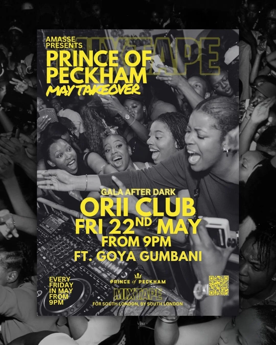 𝙊𝙍𝙄𝙄 𝘾𝙇𝙐𝘽 𝙐𝙉𝙇𝙊𝘾𝙆𝙀𝘿
@thisisgala 𝗔𝗙𝗧𝗘𝗥 𝗗𝗔𝗥𝗞
@princeofpeckham 

𝘔𝘊&rsquo;𝘴 𝘤𝘰𝘮𝘦 𝘫𝘶𝘮𝘱 𝘰𝘯 𝘵𝘩𝘦 𝘮𝘪𝘤
𝘐𝘯𝘴𝘵𝘳𝘶𝘮𝘦𝘯𝘵𝘢𝘭𝘪𝘴𝘵𝘴 𝘳𝘰𝘭𝘭 𝘵𝘩𝘳𝘰𝘶𝘨𝘩 

𝟮 𝗥𝗢𝗢𝗠𝗦
&mdash;&mdash;&mdash; DJs and MCs and mu
