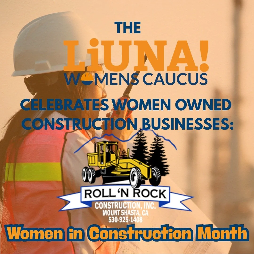 The LIUNA Women's Caucus celebrates Women in Construction month by honoring and celebrating the women who rise, lead, build, and empower others &mdash; on the jobsite, in the boardroom, and throughout our communities.
#WomenInConstruction #LIUNA #Wom