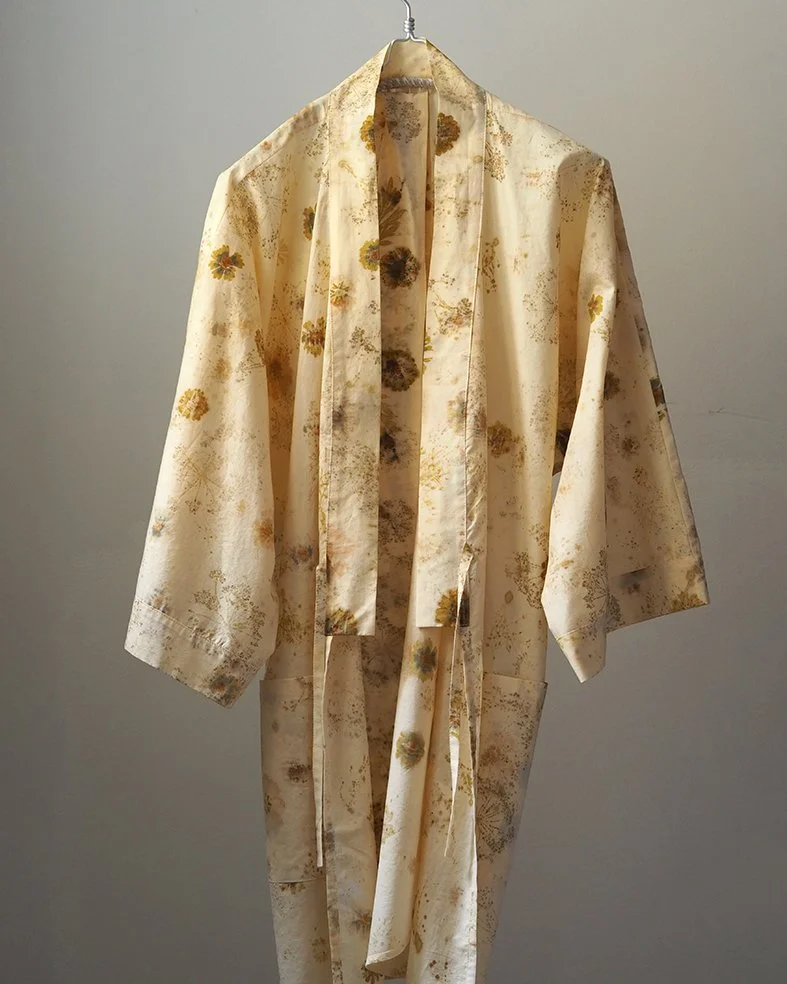 Dusty ARTIN FLOWERS LONG printed with cow parsley flowers