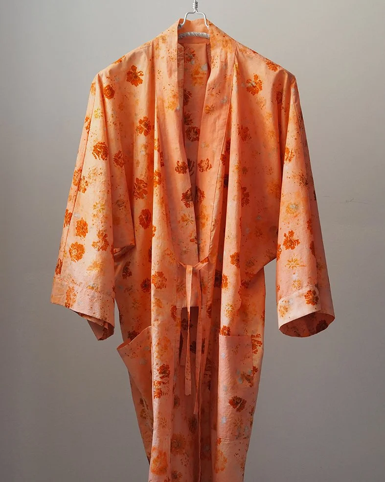 ARTIN FLOWERS LONG printed with coreopsis flowers