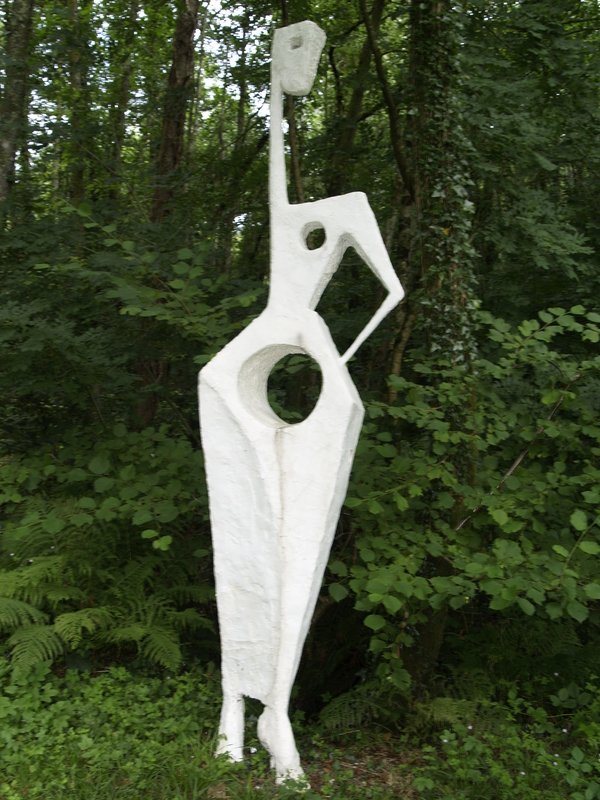 Woman with three holes