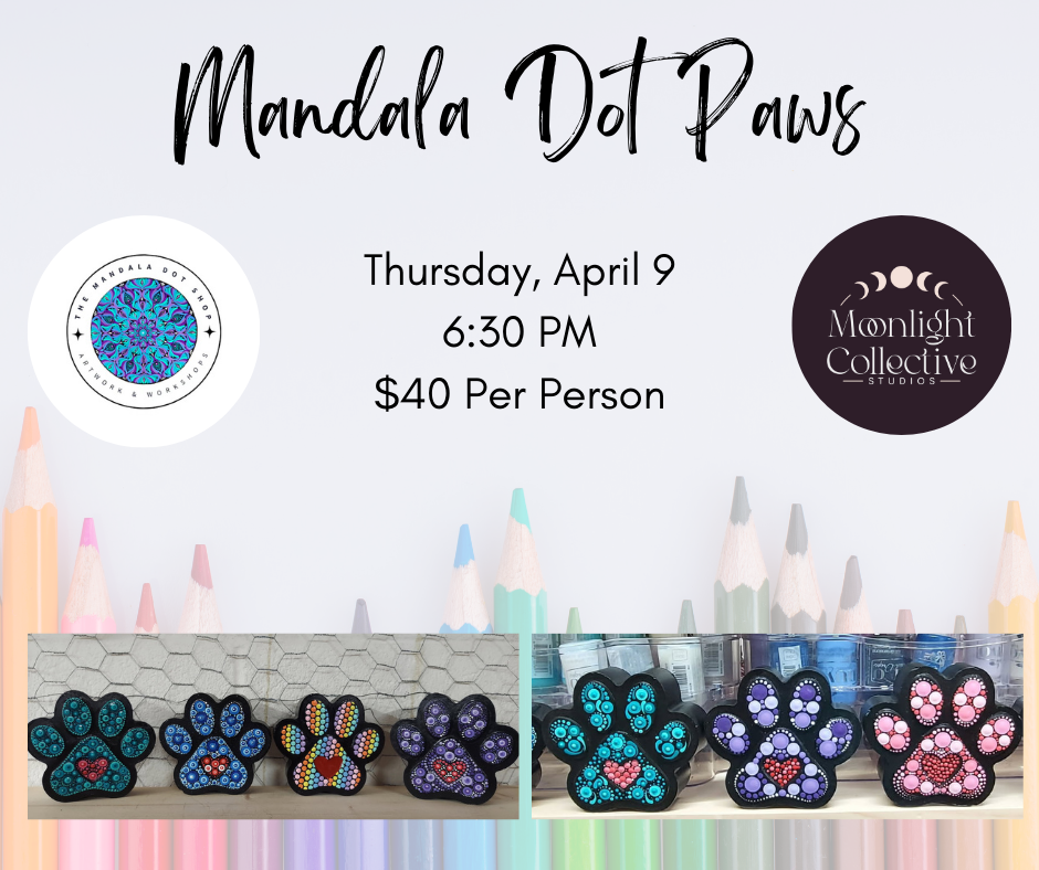 Mandala Dot Paws