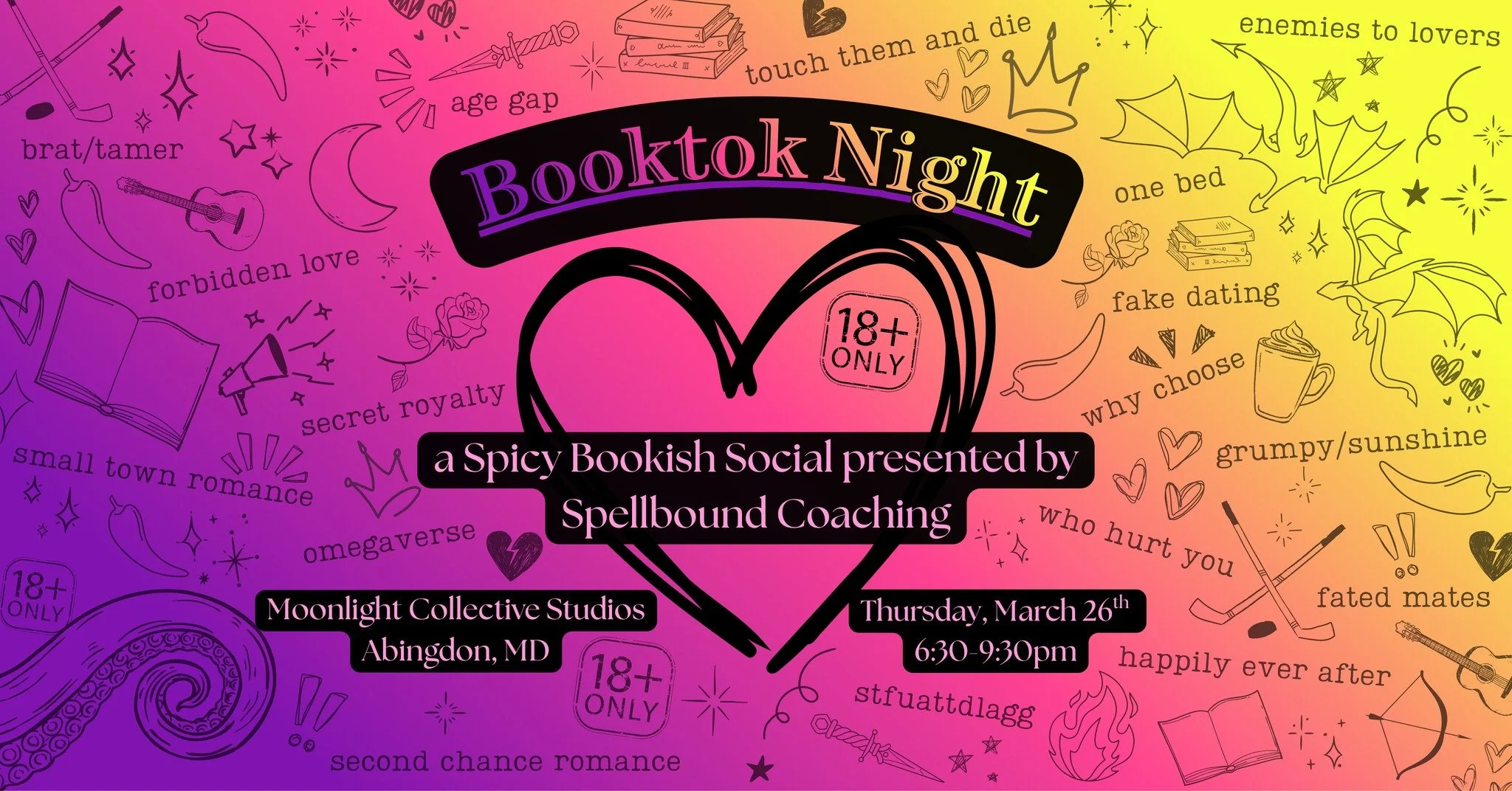 Booktok Night - Spicy Bookish Social