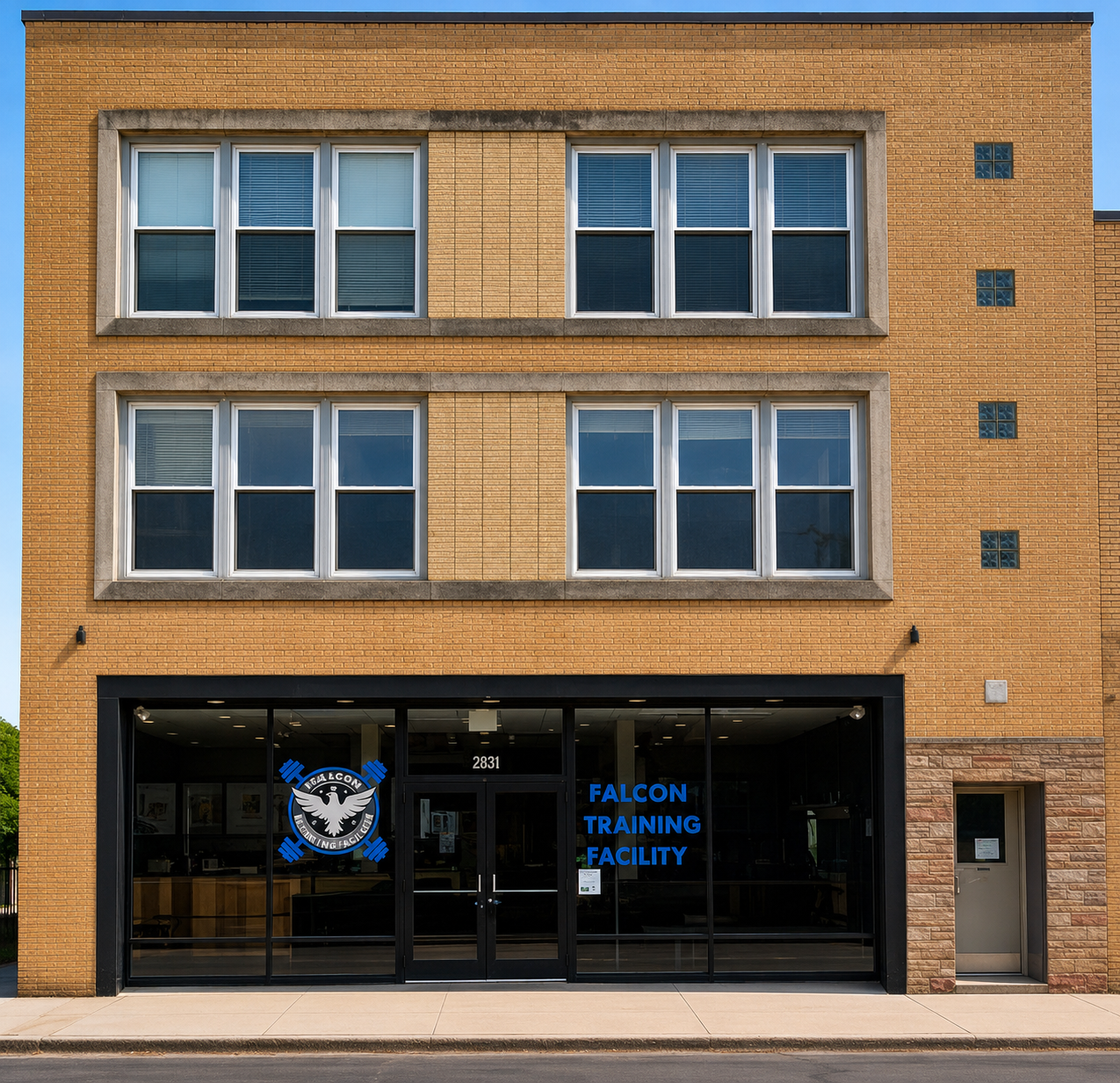Falcon training facility in Lincoln Park