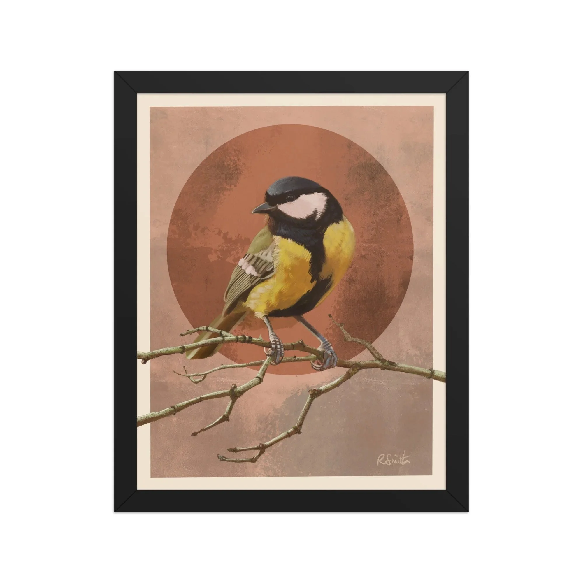 Great-Tit-Framed-Poster-11x14