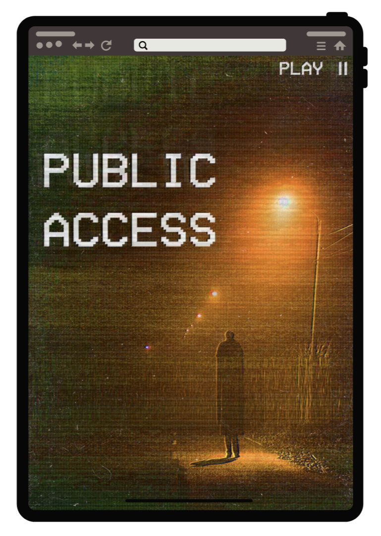 The cover of a TTRPG game, displayed on a tablet screen.