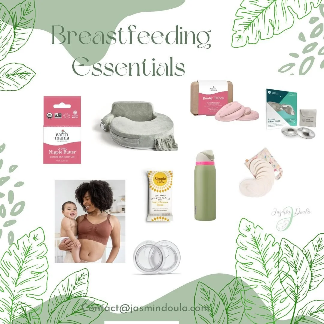 If you choose to breastfeed, these are some of my recommendations on products as a first-time breastfeeding mom, postpartum doula, and lactation educator. 

Some of these recommendations help with sore nipples, inflammation, and the overall care of y