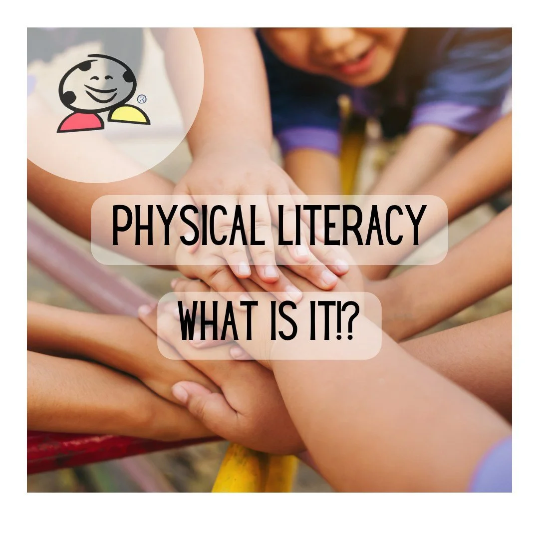 What in the 🌎 does physical literacy even mean!?

In a nutshell physical literacy is a kids ability to use their body effectively and safely in various physical activities. 

It's not rocket science, keep it simple and have fun hopping, galloping, t