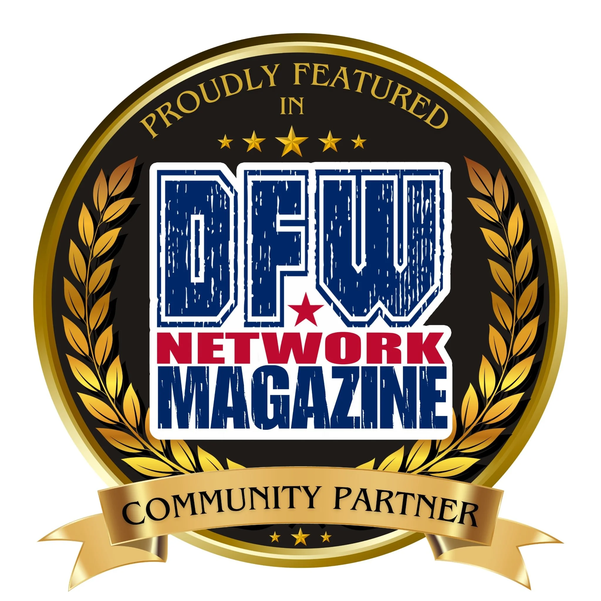 DFW  Network Magazine Logo Badge