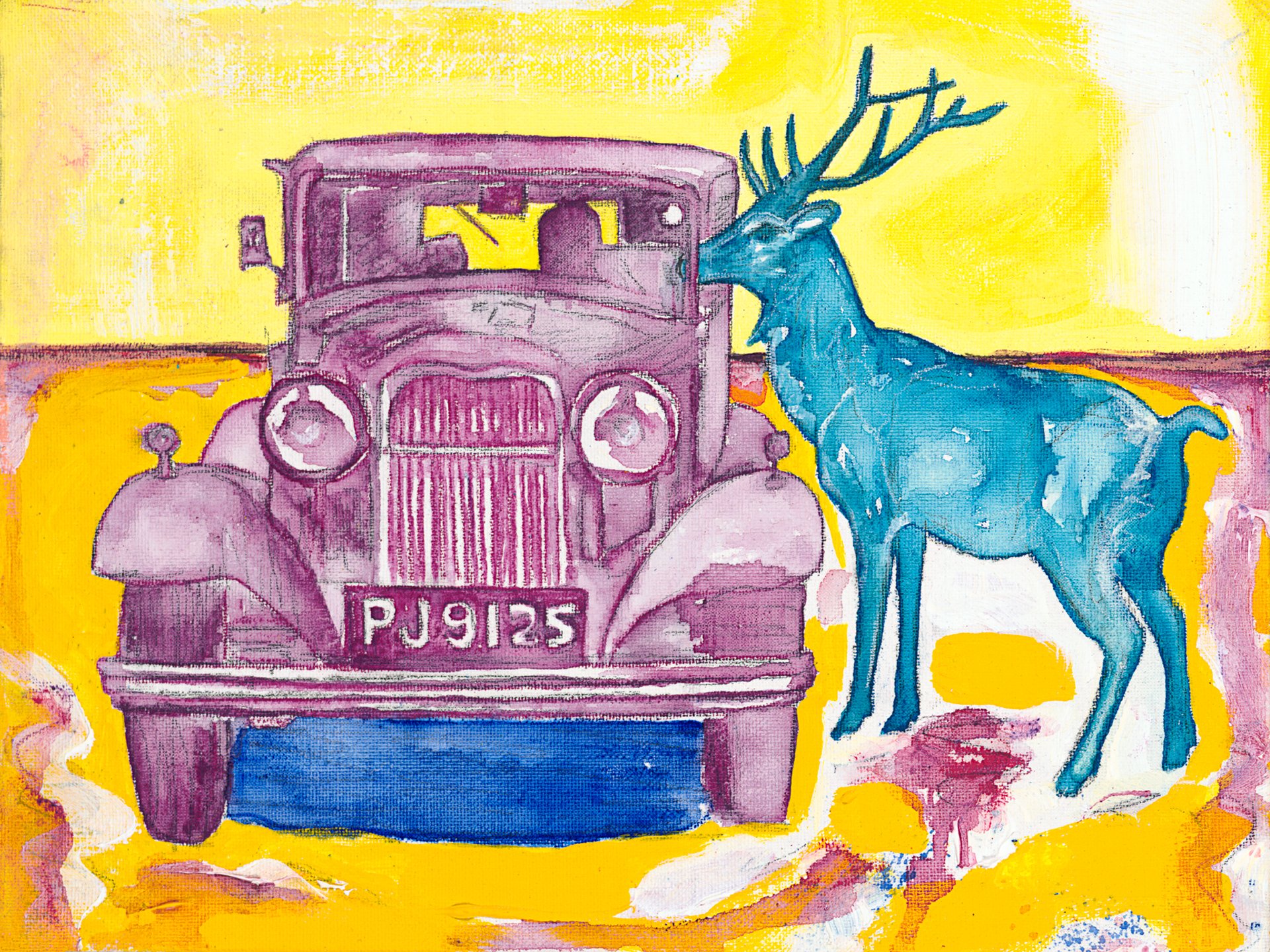 "Dorian Feeding Deer from the Deuce" -Allegra Sleep