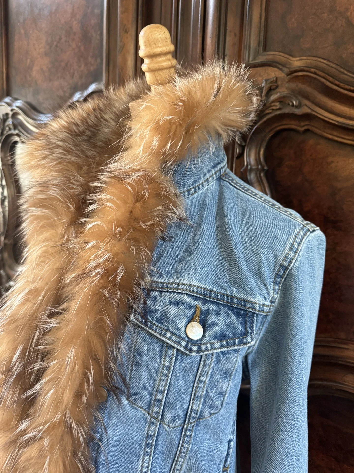 Jean Jacket with Fox Carmel Collar.jpg