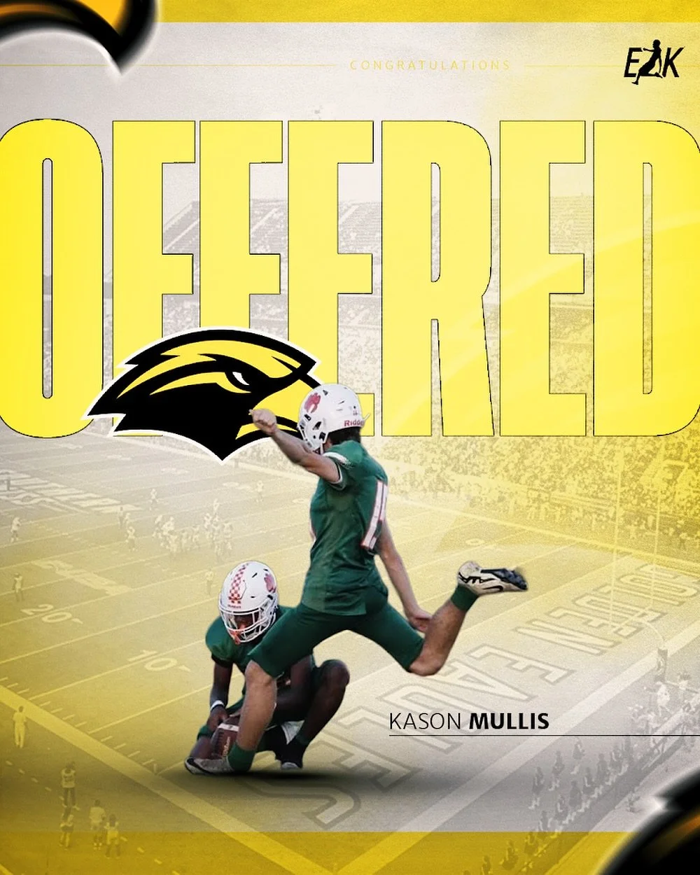 🚨Offer Alert🚨

Congratulations @kasonmullis2 on your FBS offer to Southern Miss‼️