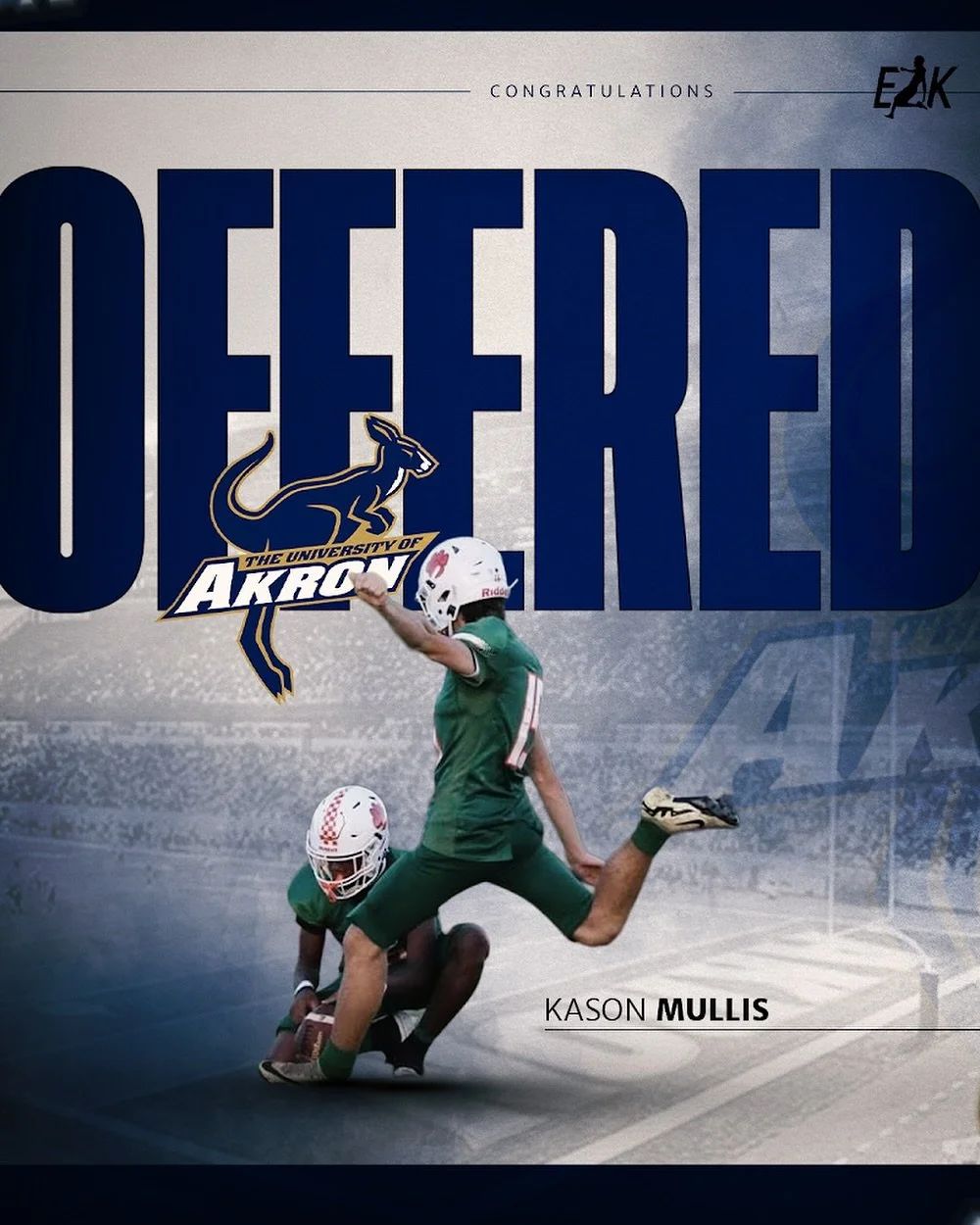 🚨Offer Alert🚨

Congratulations @kasonmullis2 on your FBS offer to Akron‼️