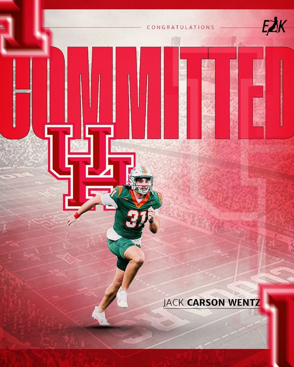🚨Commitment Alert🚨

DII no tape ➡️ FCS ➡️ P4 ➡️ FCS ➡️ P4 + NIL

Congratulations @jack.carson.wentz on your P4 commitment to Houston‼️