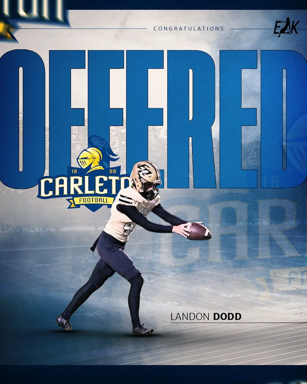 🚨Offer Alert🚨

Congratulations @gatordodd07 on your offer to Carleton‼️
