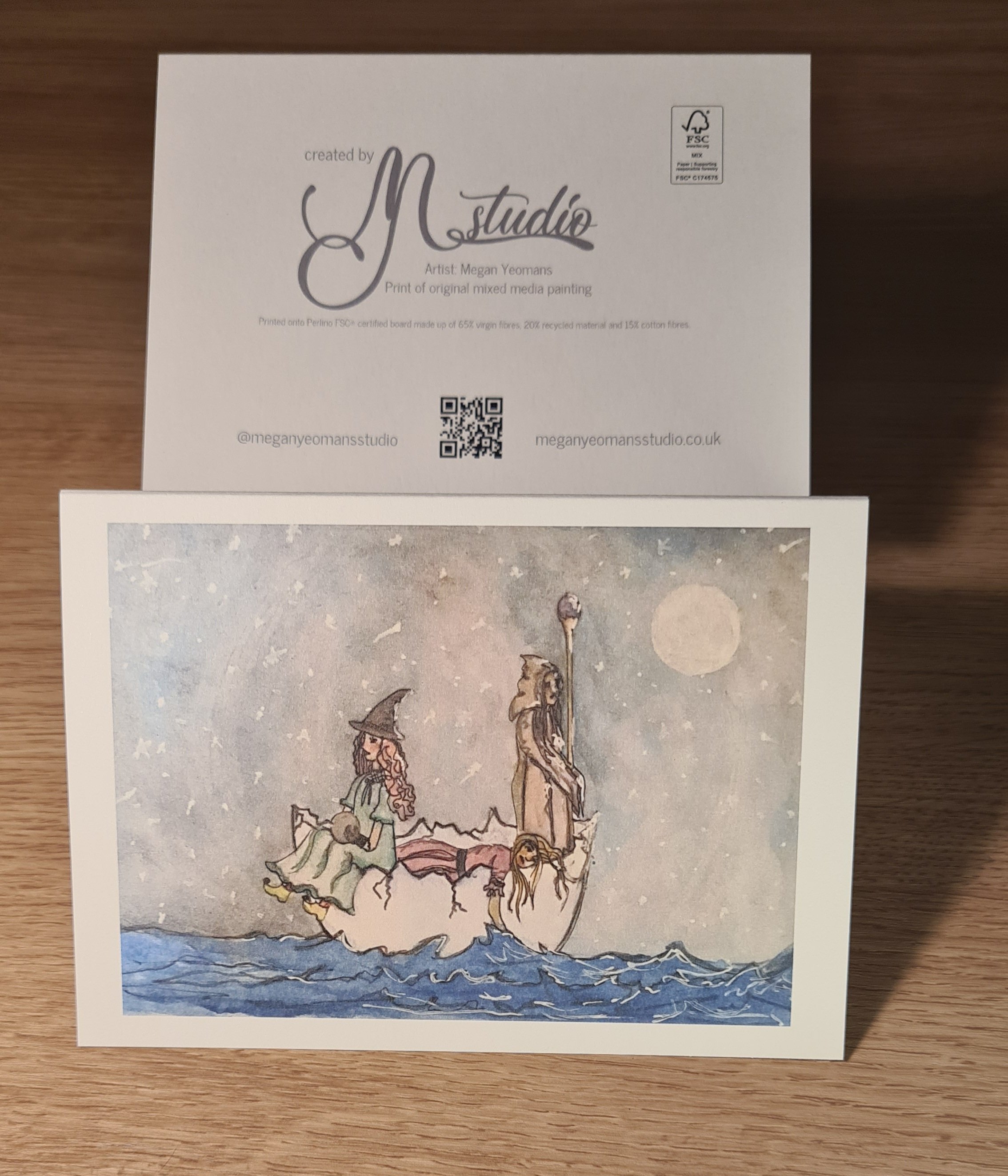 'Peril Pursuit' Greetings Card