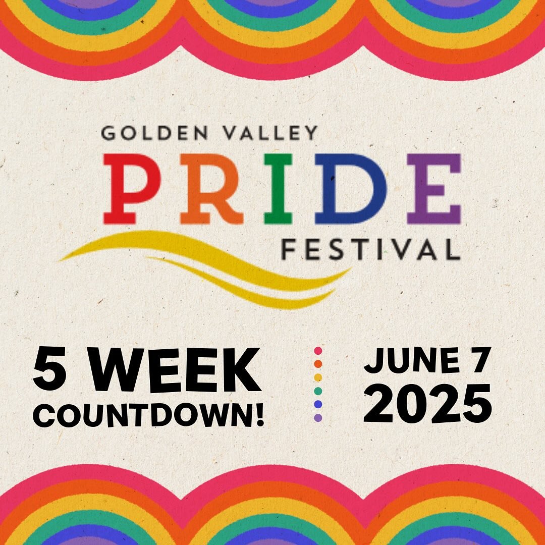Mark your calendars, Golden Valley Pride Festival is back!! Join us at Brookview Park Saturday June 7th as we celebrate with two stages of music and entertainment, a beer/cider/wine garden, kid’s activities, artisans of all types and numerous o