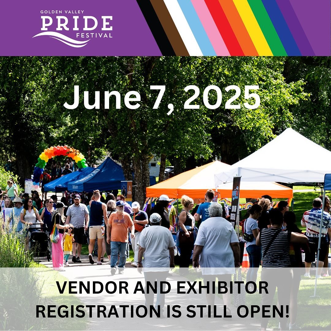 Hello, Golden Valley Pride friends and supporters! Just a reminder that registration is open for Sponsors and Exhibitors for this year’s festival. Check out the new website at the link in our profile, and share with all your friends! We can&rsq