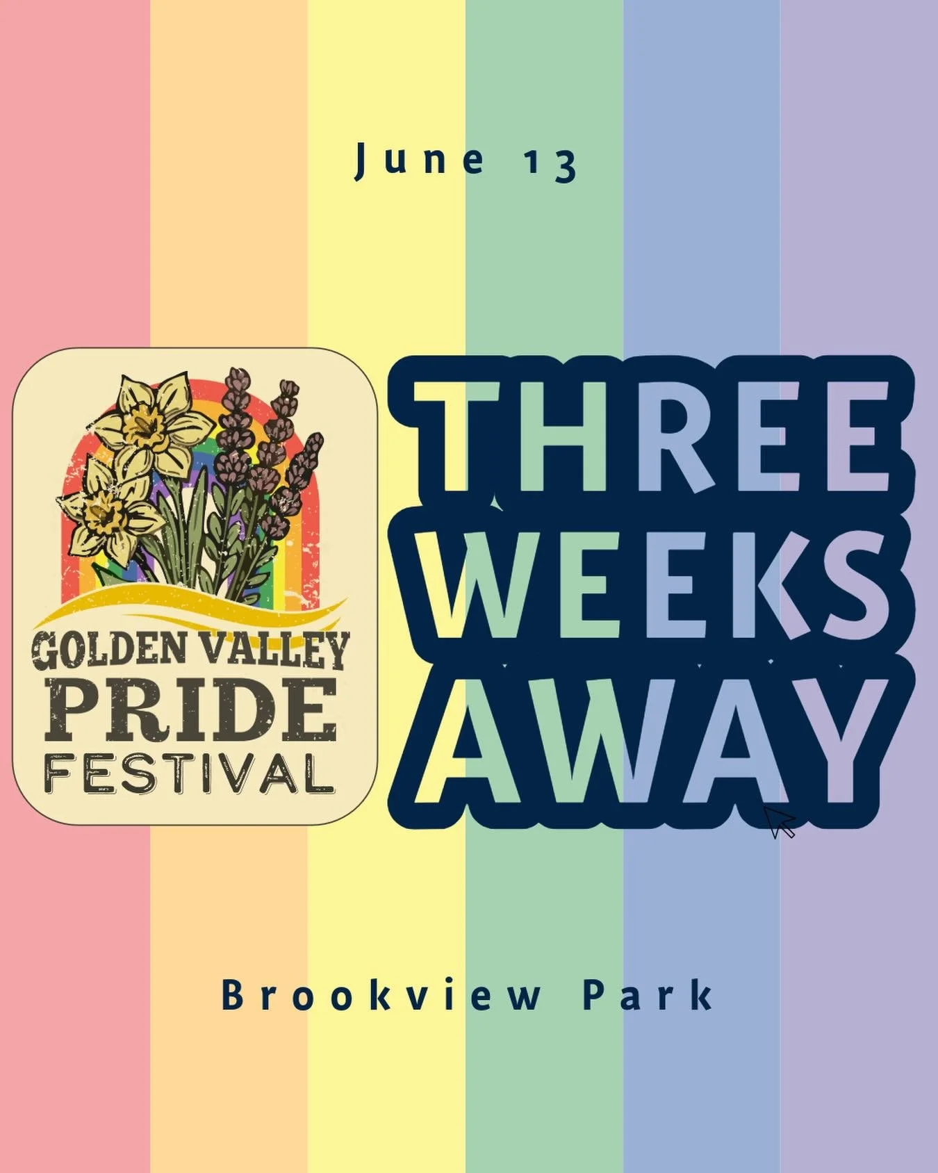 Have you solidified your plans to attend the Golden Valley Pride Festival yet?! You still have time to plan - the festival is THREE WEEKS AWAY! We have more festival announcements to make, so stay tuned and get excited, we can&rsquo;t wait to see you