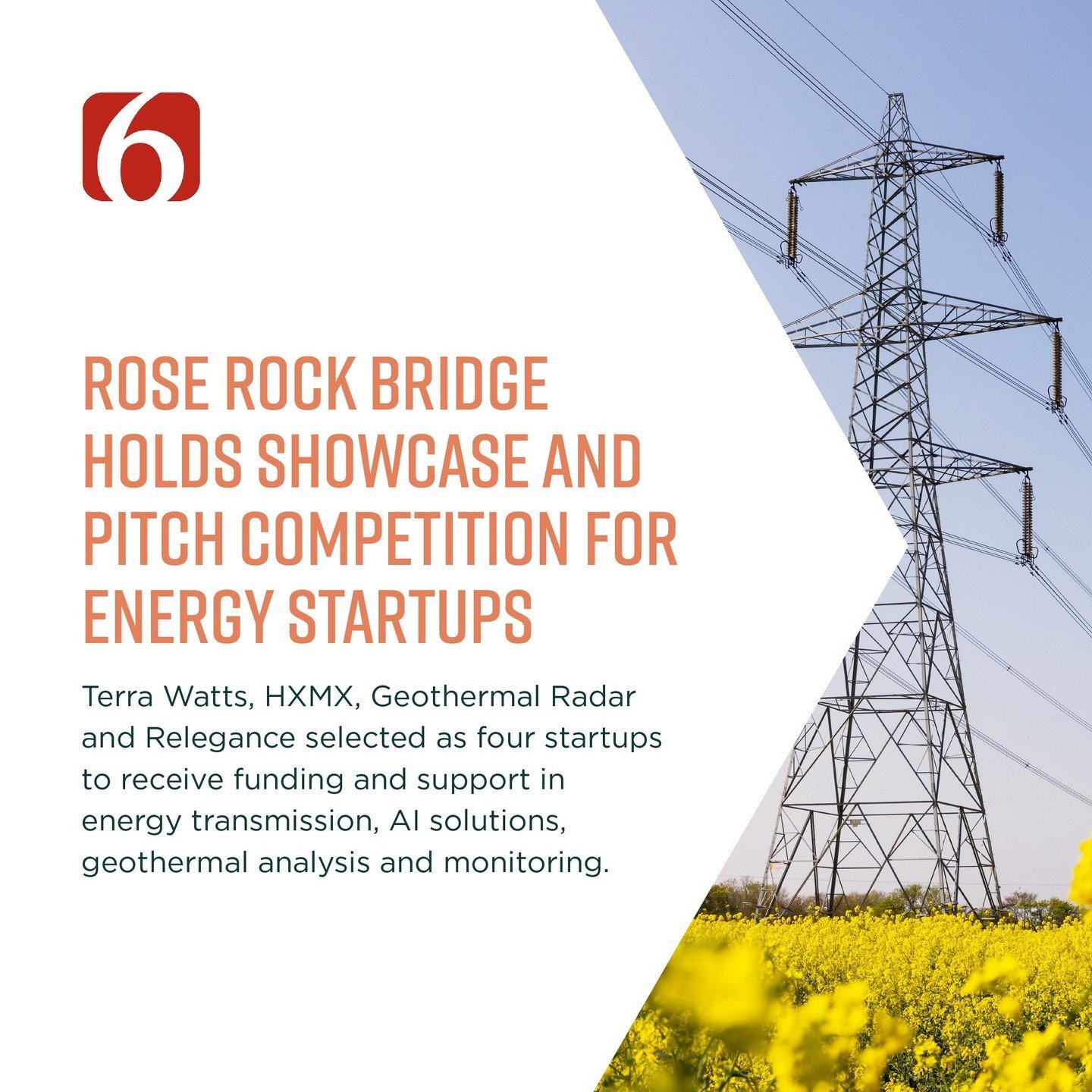 🌟 We're proud to support energy innovation right here in Tulsa! Our client, @roserockbridge, recently held a Showcase and Pitch Competition to select 4 early-stage energy startups that represent the best and brightest technology advancements in ener