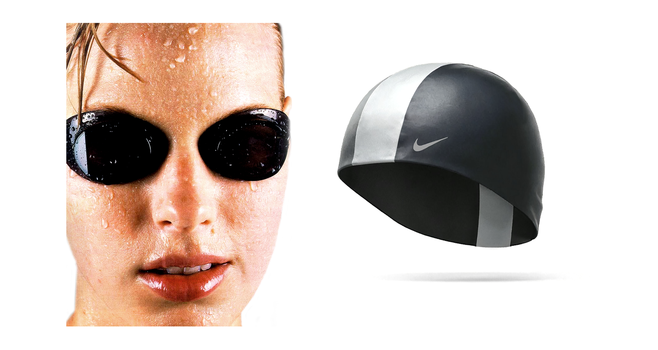 Nike Swift Strapless Goggles and Cap