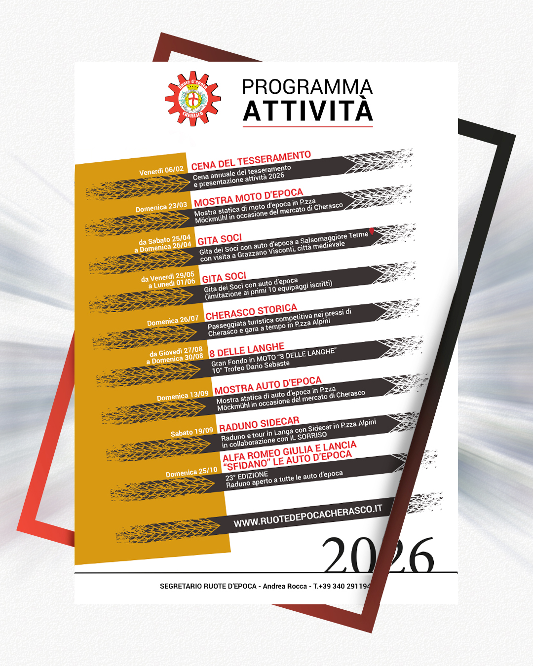 Il programma delle attività 2026