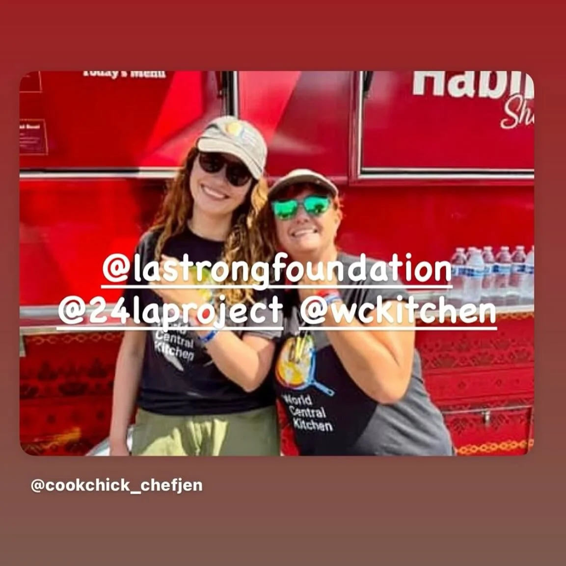 We love you @wckitchen x @cookchick_chefjen x @24laproject 
Thank you for all you do!
You’re #LASTRONG
Proudly Working together All For One LA as a Community of One with Kindness, to connect, coordinate and communicate, sharing resources and