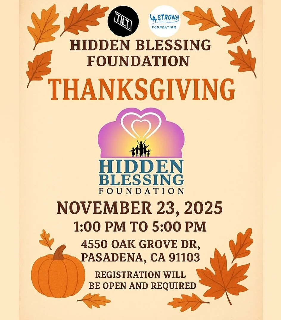@lastrongfoundation is proud to partner with @hiddenblessing_foundation_ x @tilt.inglewood on their Thanksgiving ๐ฆ event. 
This holiday season will be very challenging, and we are hosting and supporting “LA Strong Holiday of Hope To