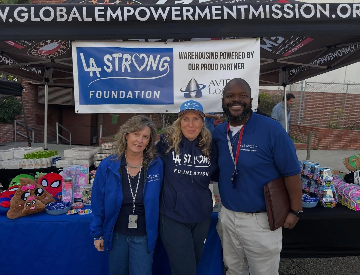 Thank you @globalempowermentmission for  including us in your event to help support the Palisades with holiday toys 🧸 

Our efforts are made possible with support from our partners @thetoyfndn and @mattel pet food from our partner @obolpaws @avidlog