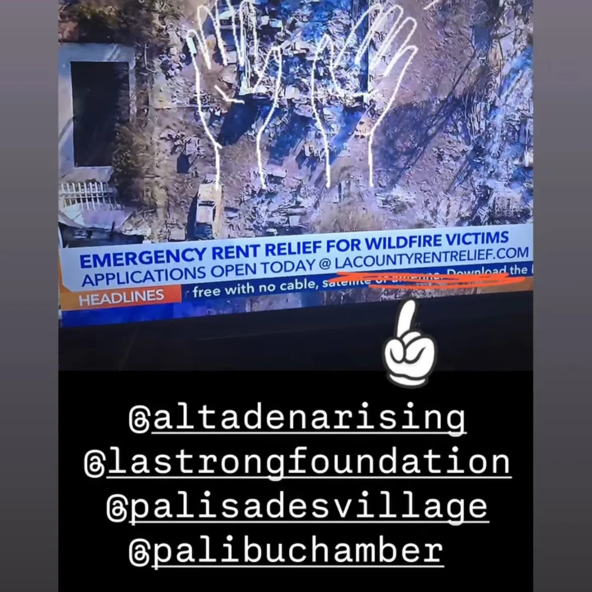 Emergency Rent Relief. 

Please share! 

Thank you @djlisafoxx for sending this over to share.

@lastrongfoundation is Proudly working together &ldquo;All For One LA&rdquo; to lead fire survivor relief, disaster recovery initiatives and support commu