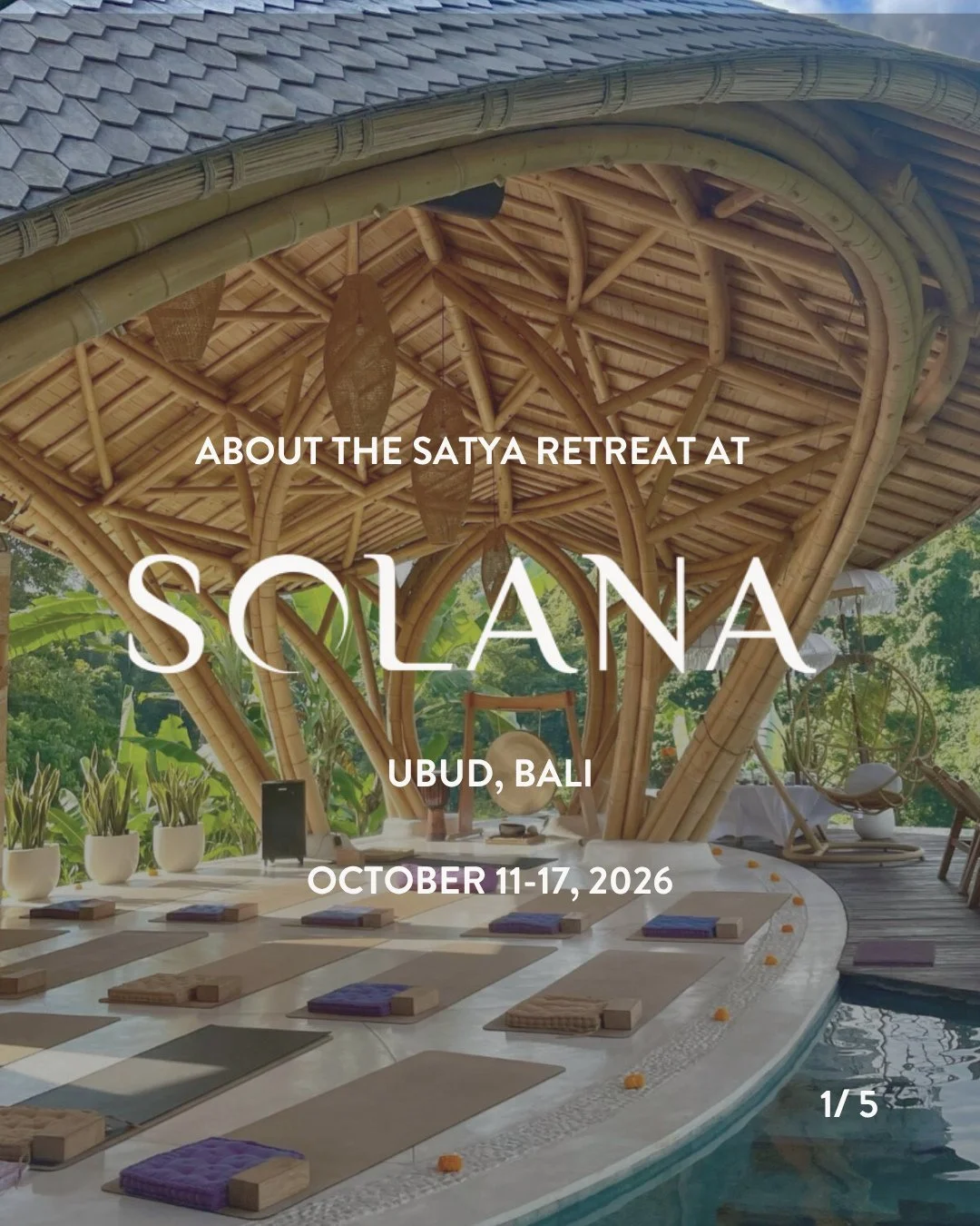 Ready to retreat, reconnect, and remember who you are? 🌿✨⁠
⁠
Join us October 11&ndash;17, 2026 for The Satya Retreat in Ubud, Bali&mdash;a 7-day soul-nourishing journey of yoga, ritual, rest, and renewal with The Salty Buddha.⁠
⁠
Hosted at the stunn