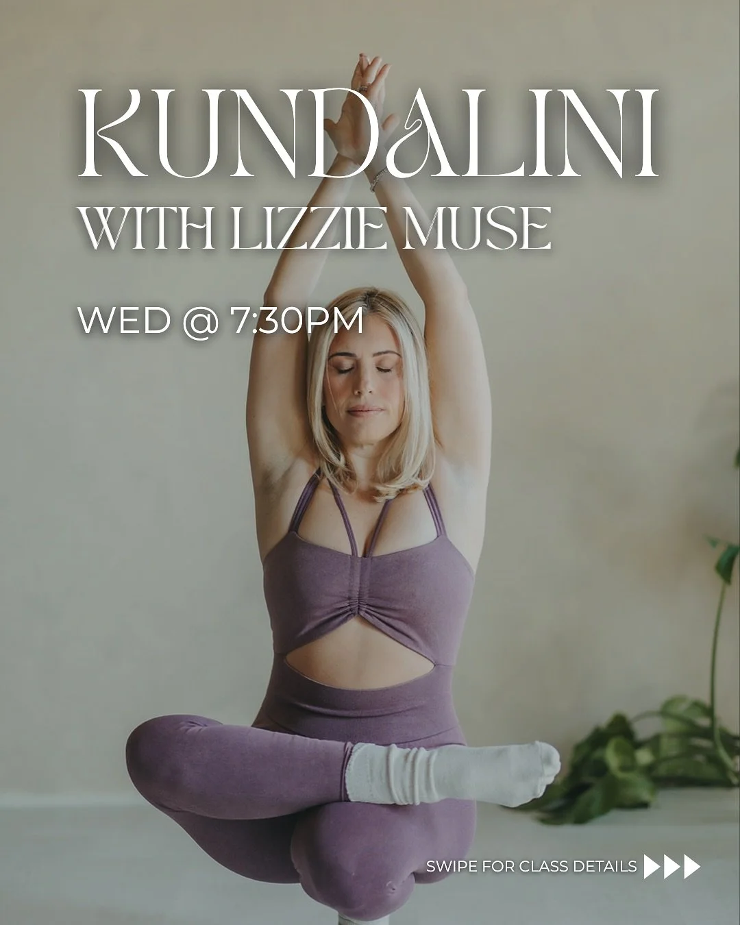 🌟 She&rsquo;s BACK! 🌟 If you&rsquo;ve experienced Kundalini with @lizziemuse, you already know&mdash;it&rsquo;s more than a class, it&rsquo;s medicine for your soul 💫 NEW to the Salty schedule, this practice cracks you open, clears what weighs you