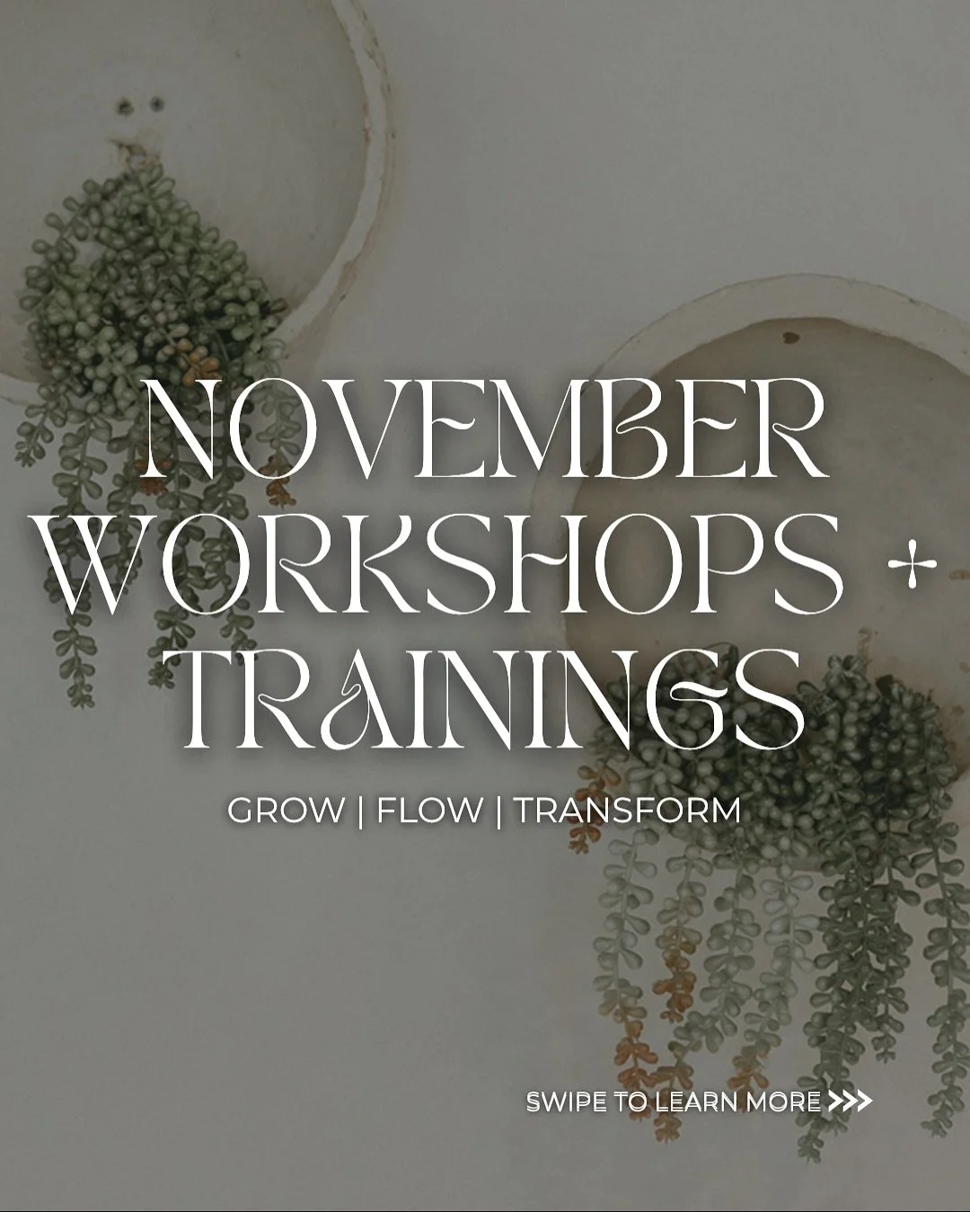 🌙 NOV. WORKSHOPS + TRAININGS AT SALTY 🌙
 Connect, learn, and grow together this month 🌱 From teacher trainings to energy healing and soulful movement &mdash; our community is coming alive this November. Join us for what calls to you!

👻 SALTY AFT