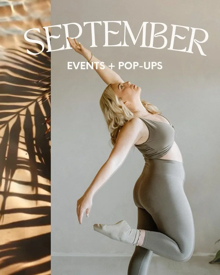 September energy is coming at you FULL FORCE with events + pop-ups you won&rsquo;t want to miss 😎👇 

💪 Barre + Brows: A Self-Care Social
Sat, Sept 12 | 12&ndash;2pm | @thevanessahurley
An energizing barre class meets a curated beauty happy hour ✨ 