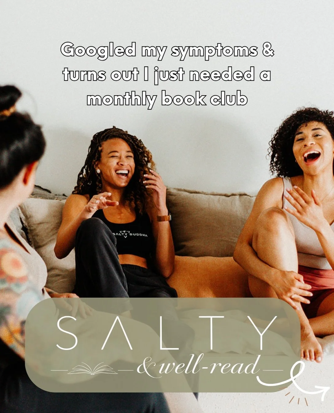 Salty &amp; Well-Read is officially happening 📚 Come for the book, stay for the plot twists, side conversations + inevitable strong feelings about fictional people.

📗 First meeting: Sunday, October 18 &bull; 12&ndash;1PM

📘 Join the book club pag