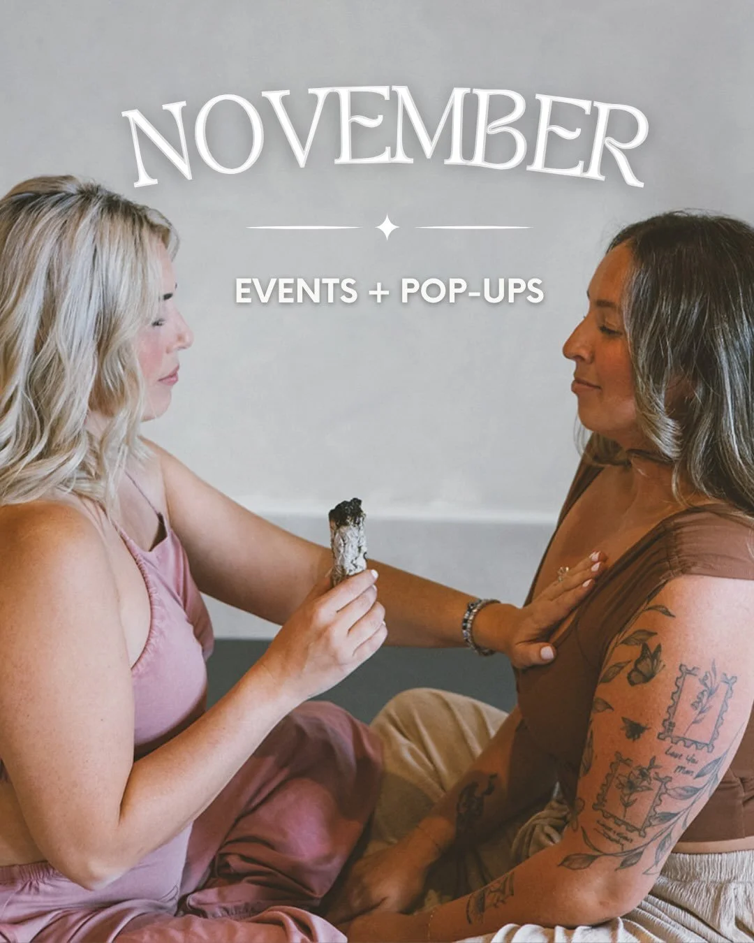 November brings good company, good energy, and plenty of reasons to fill your calendar! 🍂✨ Take a peek at what&rsquo;s coming up this month 👀👇

🥫 Holiday Food Drive | Nov. 1&ndash;15
We&rsquo;re collecting nonperishables in studio for People to P