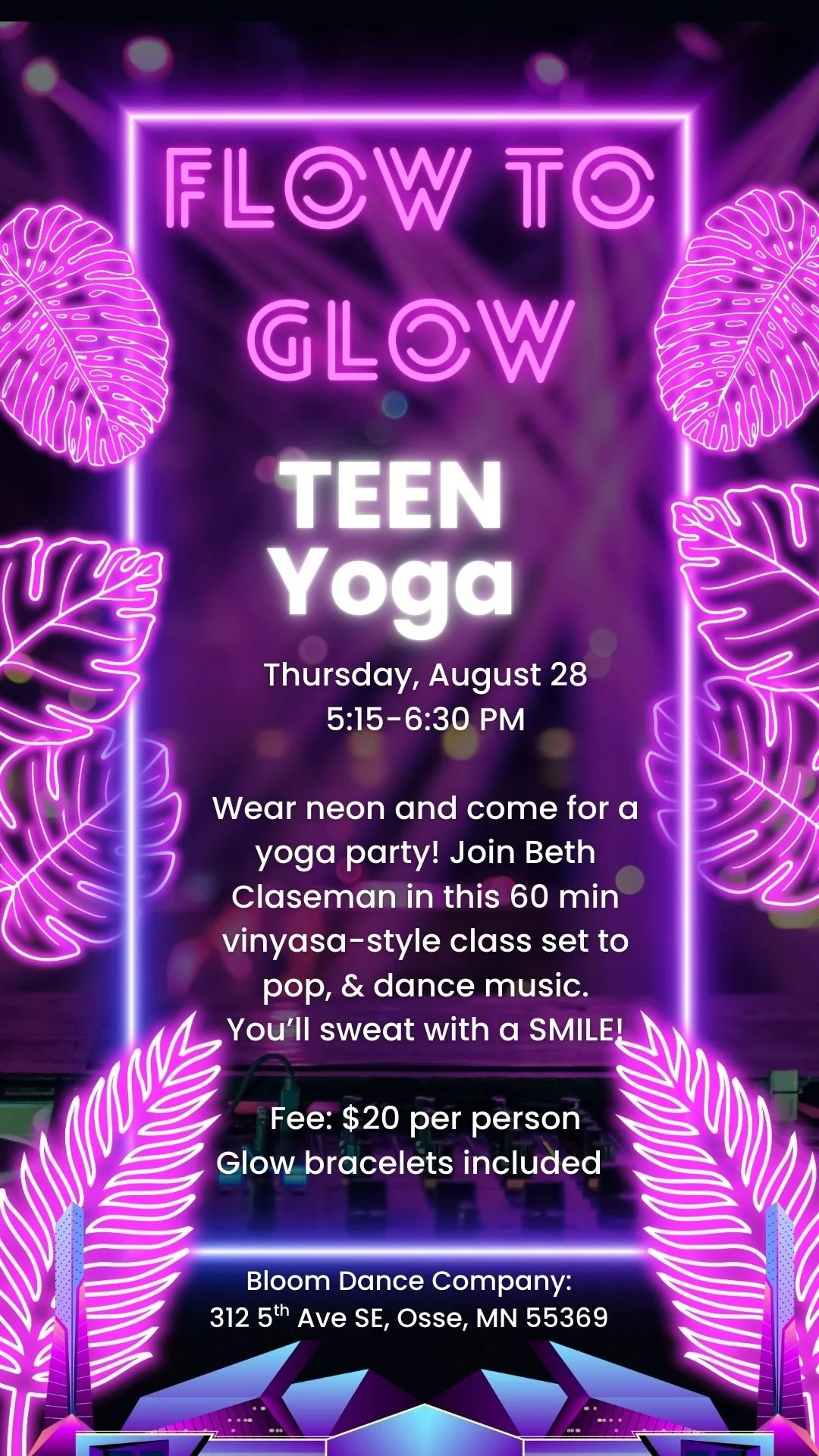 TEEN Flow to GLOW