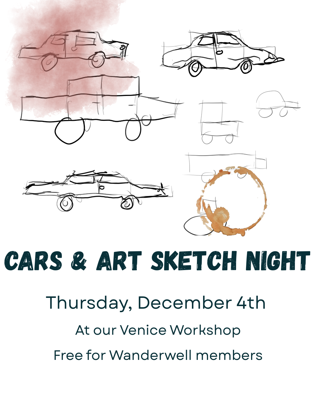 Cars and Art Sketch Night