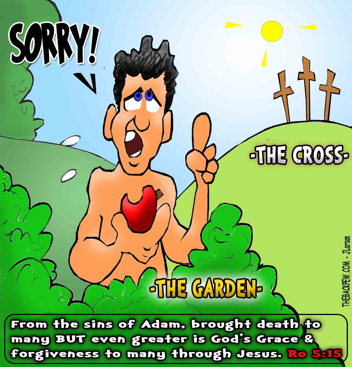 Bible Cartoons - the sins of Adam