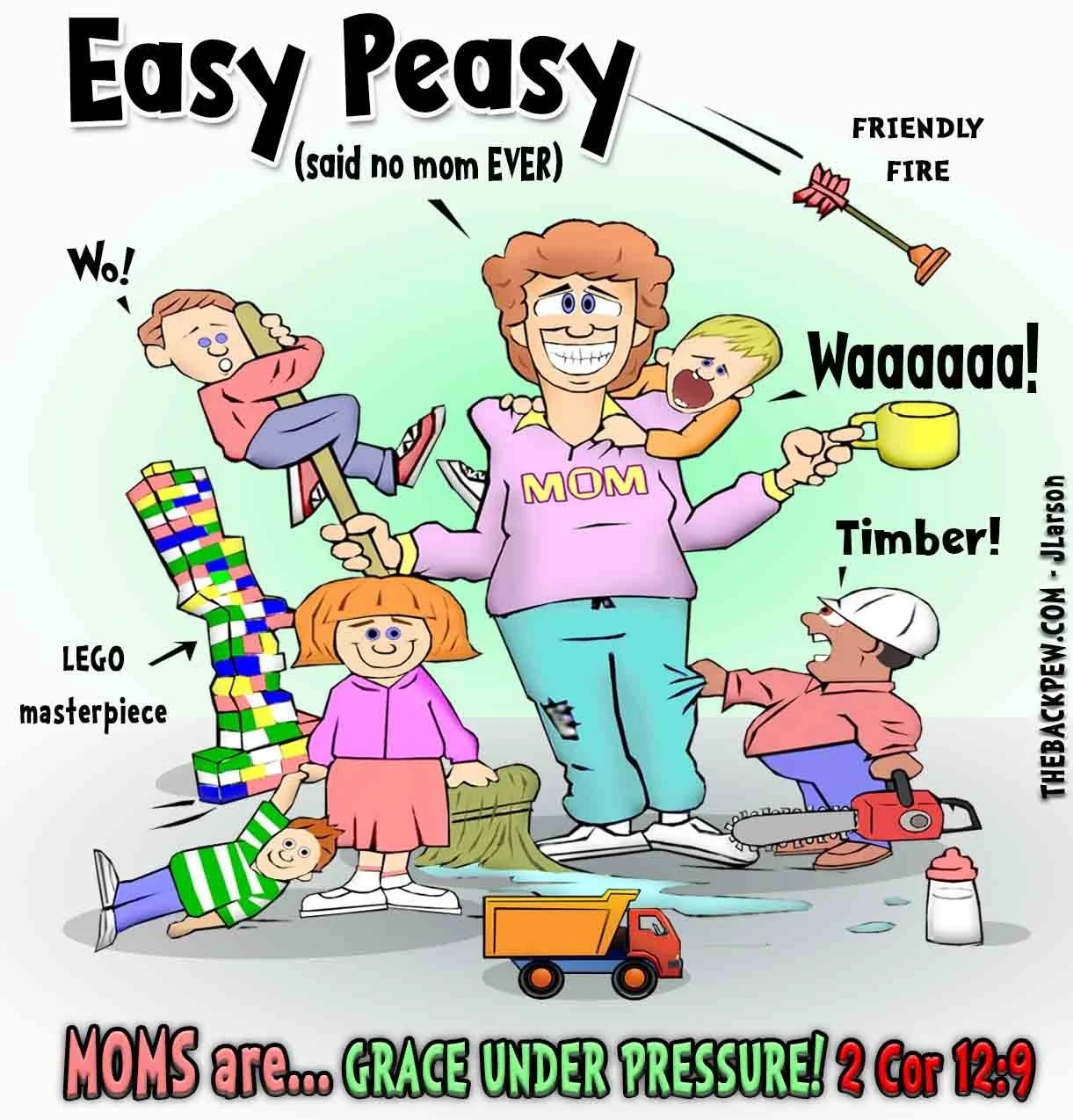 Easy Peasy… (Said No Mom Ever)