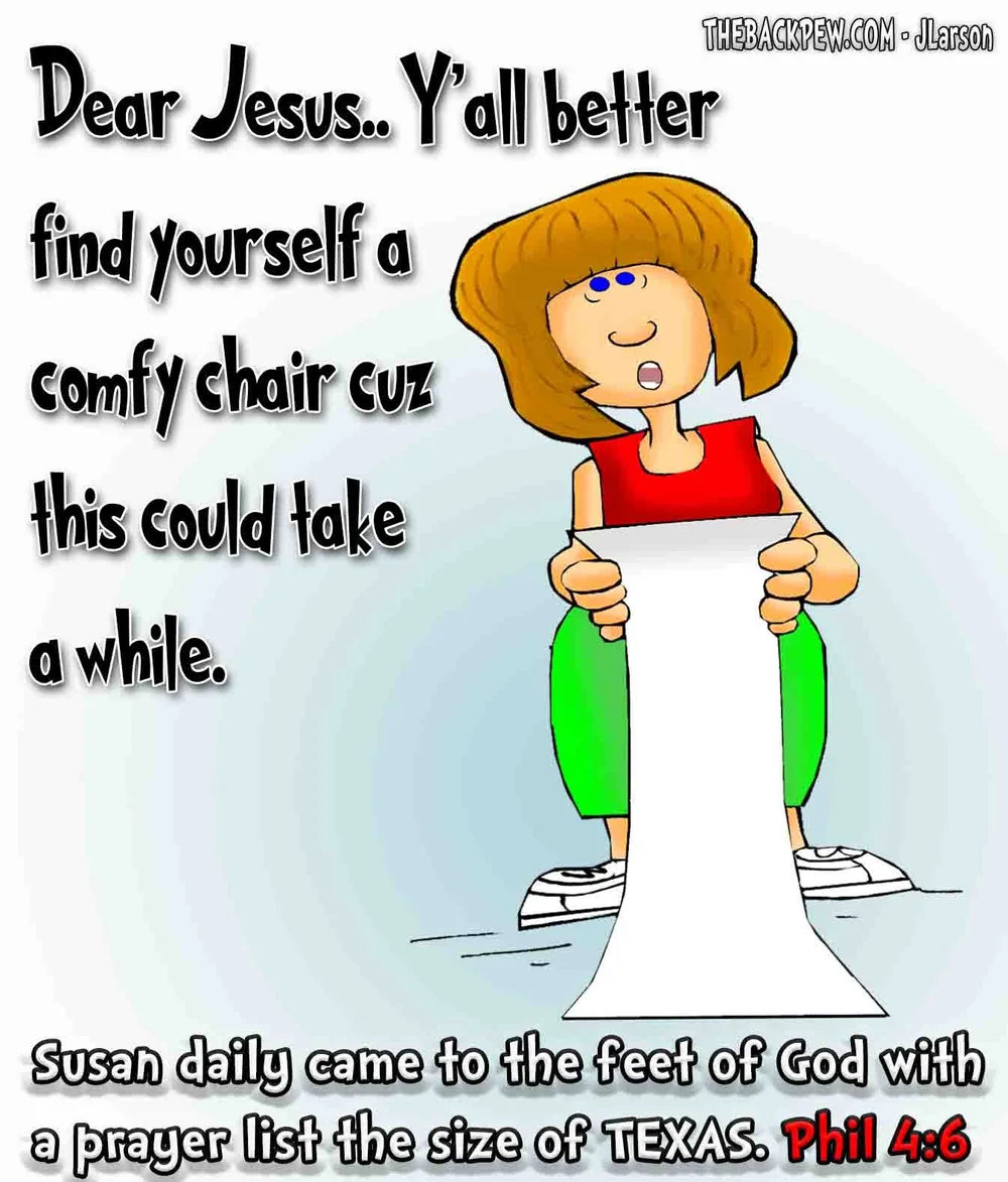 PRAYER cartoons for your Christian Journey — The Back Pew